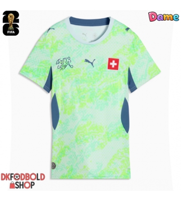 Schweiz Udebanetrøje Dame VM 2026 Kort ærmer